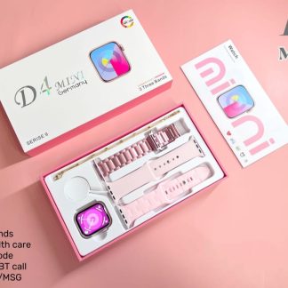 D4 Mini 41mm 3 Kordonlu Bileklik Hediyeli Bayanlara Özel Akıllı Saat