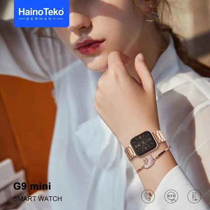 Haino Teko G9 Mini 3 Kordonlu, Hediyeli, Bayan Akıllı Saat - Görsel 2