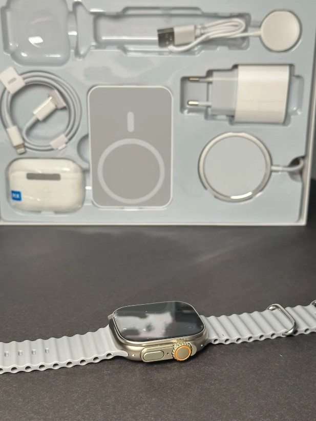 X8 8in1 Hepsi Bir Arada Akıllı Saat, Kulaklık, Şarj, Magsafe Seti - Görsel 6