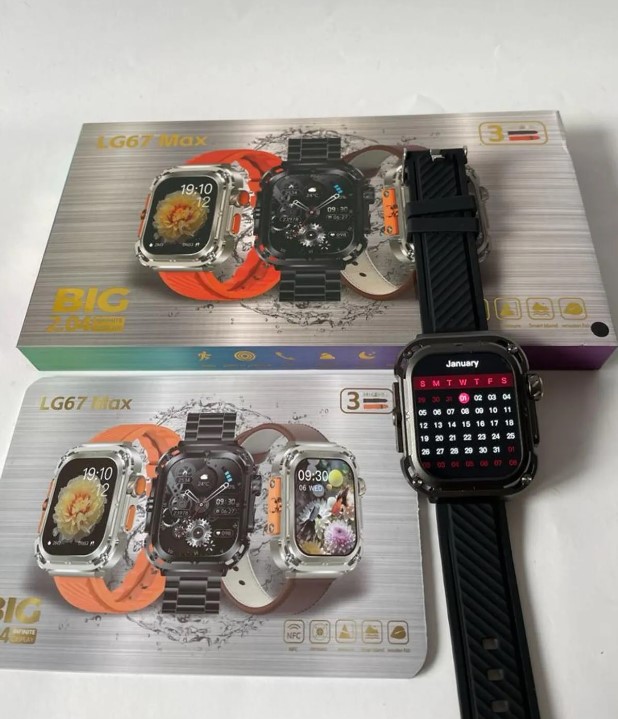 LG67 Max 2024 Model 3 Kordonlu Akıllı Saat - Görsel 9