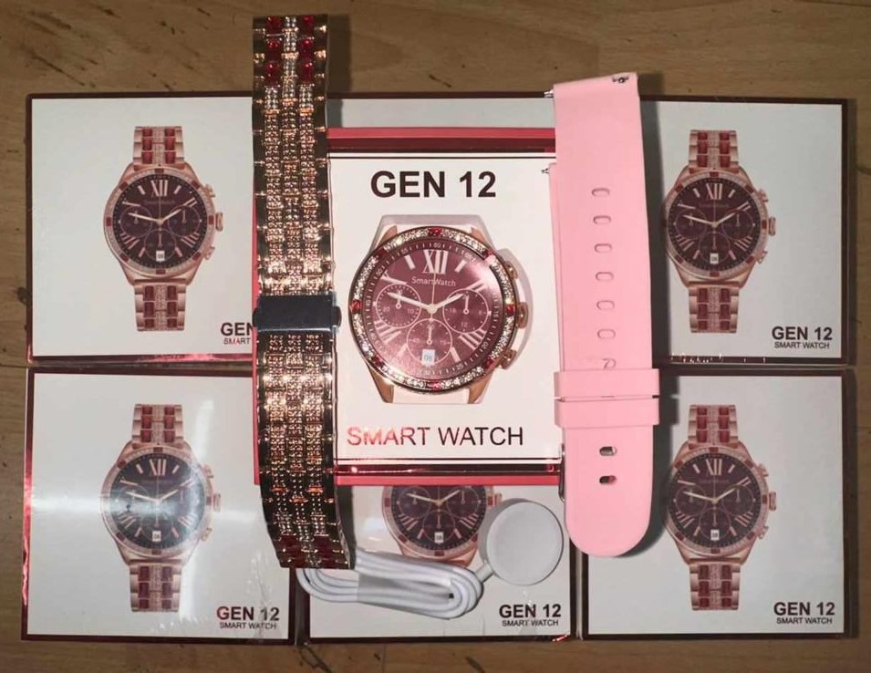 Gen12 Bayanlara Özel, Taşlı Akıllı Saat - Görsel 2