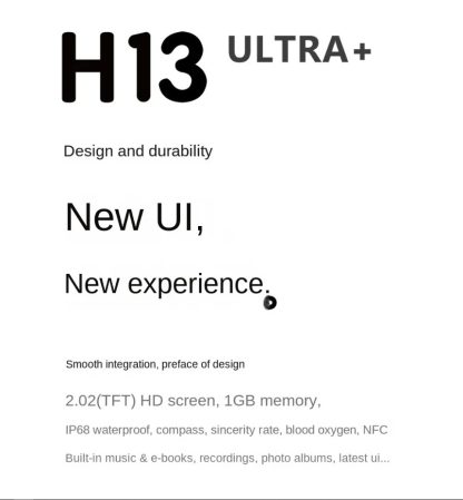 H13 Ultra Plus 49mm Akıllı Saat (Orijinal Ürün) - Görsel 4