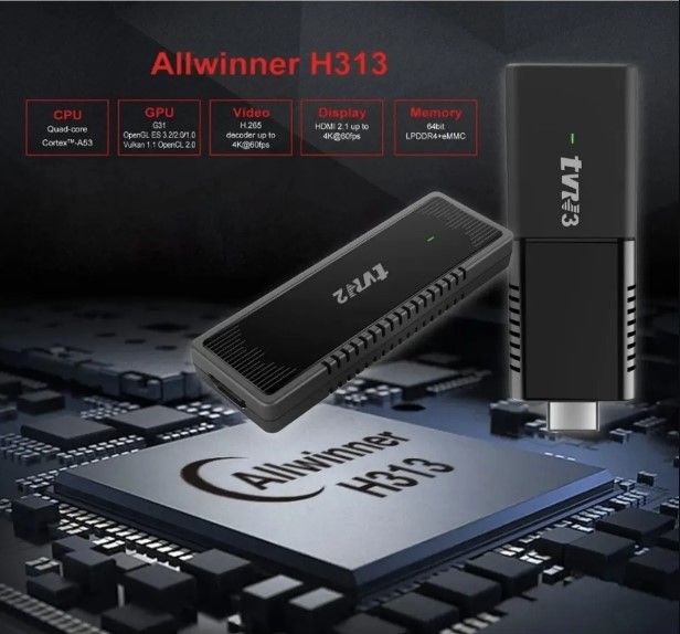 Android Tv Box Stick, HDMI Girişli, Wifi Bağlantılı, - Görsel 6