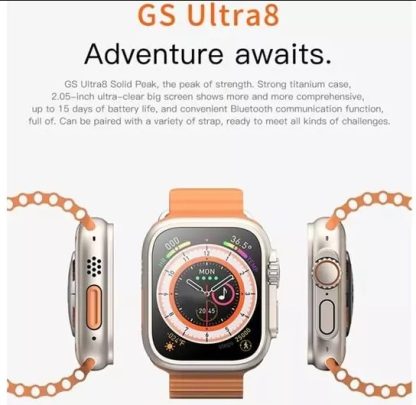 GS8 Ultra Plus GS8+ 2.05" inc Çift Kordonlu Akıllı Saat - Görsel 3