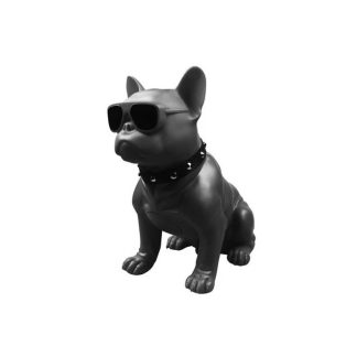 Büyük Boy Bulldog Bluetoothlu Tasınabilir Köpek Modeli Speaker Hoparlör