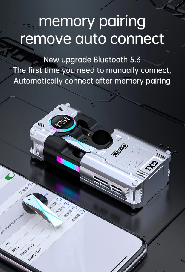 DX-08 Kablosuz Su Geçirmez Bluetooth Kulaklık - Görsel 20