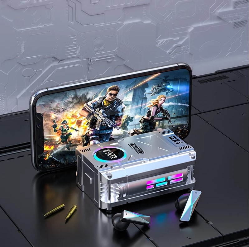 DX-08 Kablosuz Su Geçirmez Bluetooth Kulaklık - Görsel 5