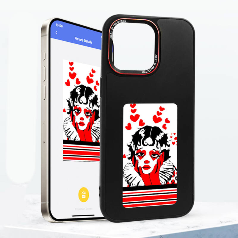 Akıllı Ekranlı Telefon Kılıfı (İstediğin Resmi Kapağında Göster)