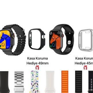 Sevgililer Günü Saat Seti i50 Suit MAX. 2 Saat, 2 Koruma, 7 Kordon