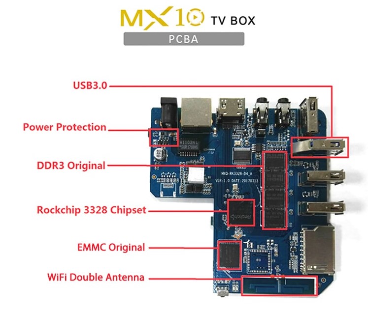 Mx10 Android Tv Box, Android Medya Oynatıcı - Görsel 8