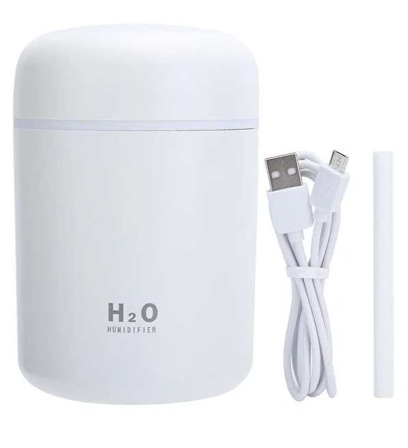 Led Işıklı Oda Nemlendirici, Buhar Makinesi, Aroma Difüzörü - Görsel 3