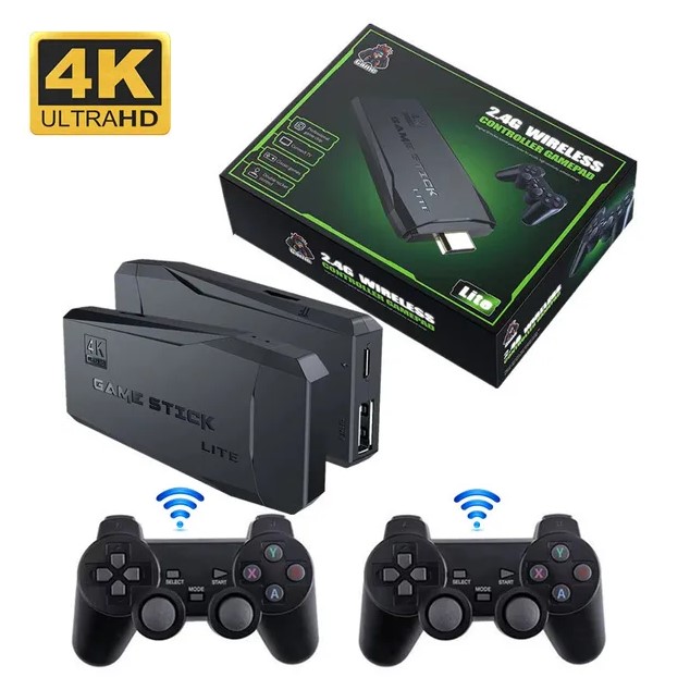 4K Ultra Video Oyunu Konsolu. Çift Gamepad, Binlerce Oyun - Görsel 6
