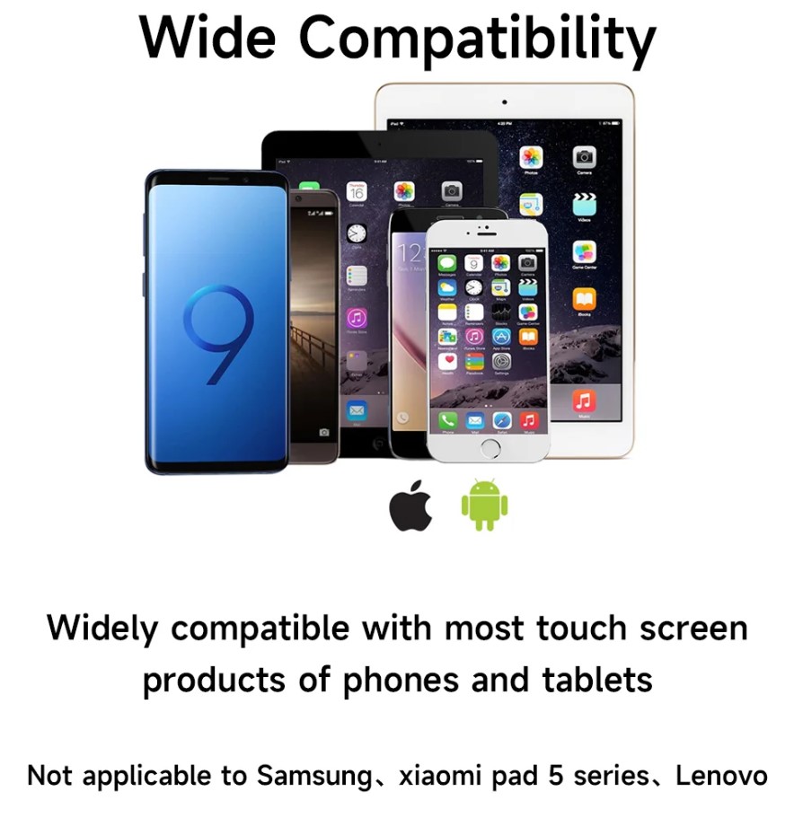 Universal Aktif Stylus Dokunmatik Kalem - Görsel 6