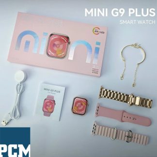 Mini G9 Plus 41mm Kadın Akıllı Saat 3 Kordon ve Bileklik Hediyeli