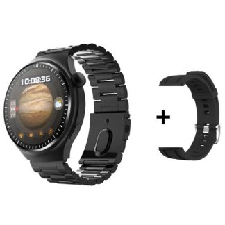 Watch4 Pro Amoled Ekranlı, 3 Kordonlu Akıllı Saat