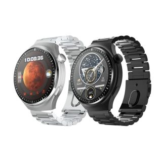 Venandin GT4 Pro Plus Kavisli Amoled Ekranlı, 3 Kordonlu Akıllı Saat