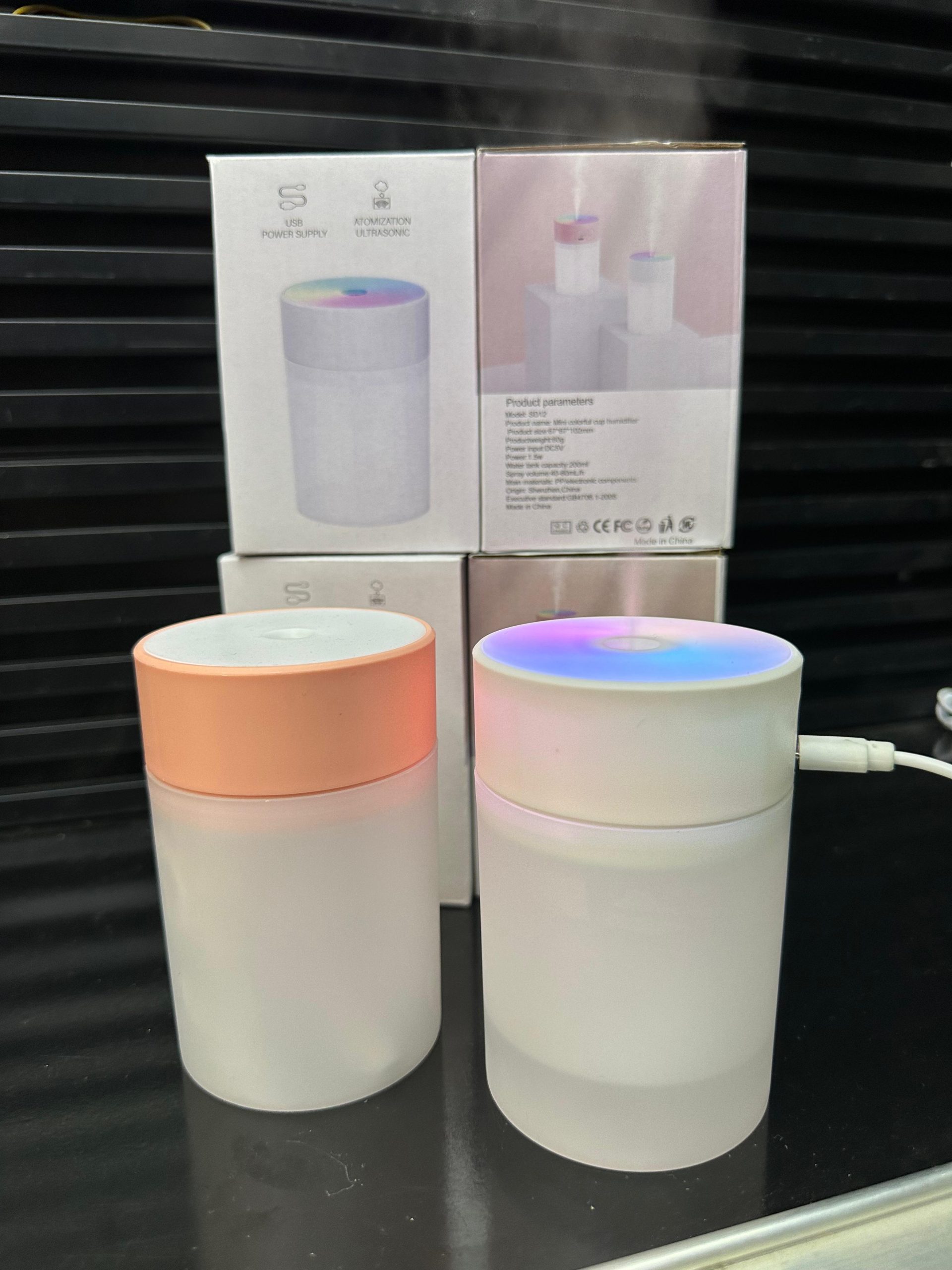 Mini Ev, Araba, Hava Nemlendirici USB Ultrasonik Difüzör Işıklı ve Nem Kontrollü - Görsel 8