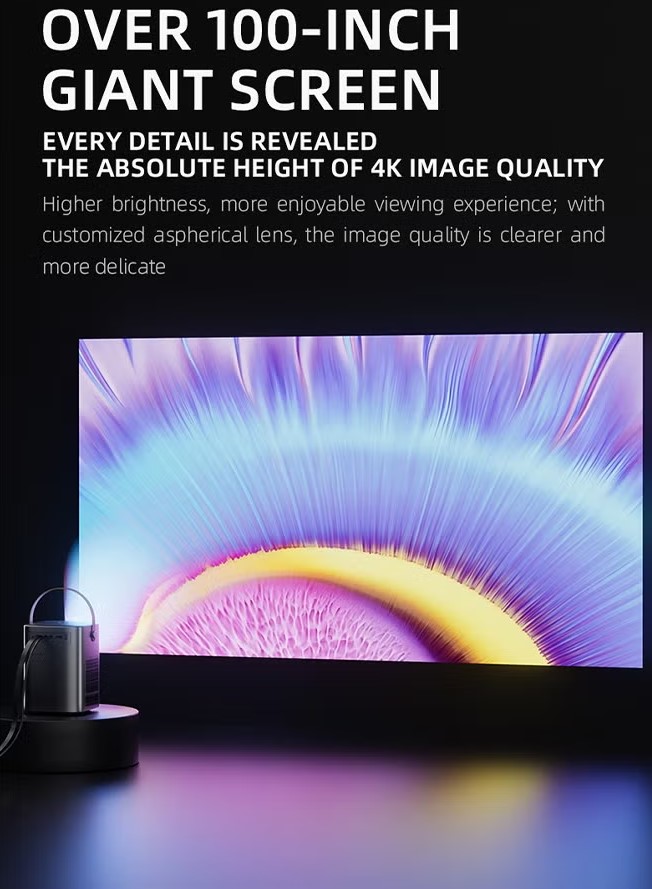 Kalobee HY6 Android, Led, Full HD Projeksiyon Cihazı - Görsel 10