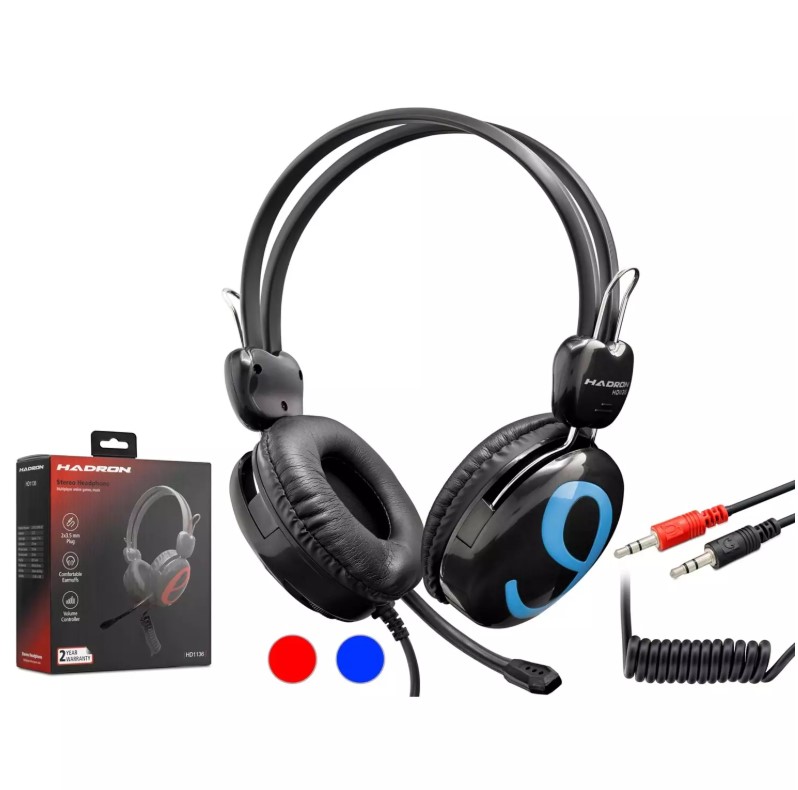 HD1136 Kulaklık Mikrofonlu Pc Aux 3.5mm