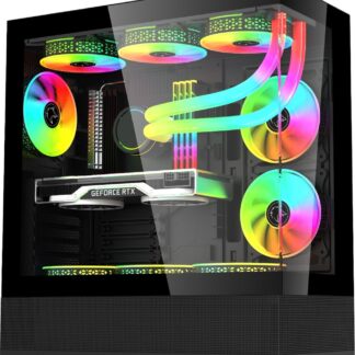 Phantom 6X120MM Rgb Fanlı Gaming Akvaryum Oyuncu Kasası