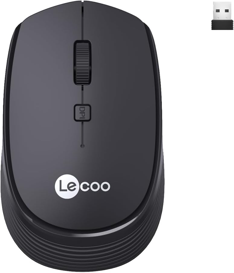 Lenovo Lecoo WS202 Kablosuz, Sessiz Tasarım, Optik Mouse - Görsel 9