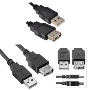 Alfais 5247 Usb Uzatma Kablosu 0.5 Metre Uzatıcı İKi Ucu Erkek Erkek 50Cm