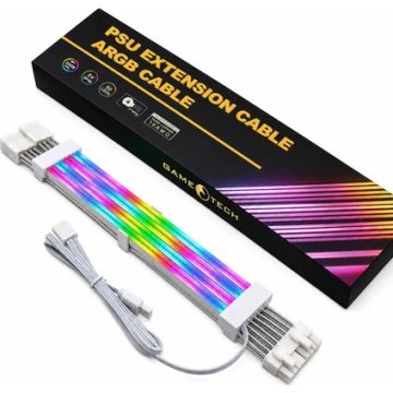 ND2803 ARGB Light Board 2×8 Pin - Siyah ve Beyaz