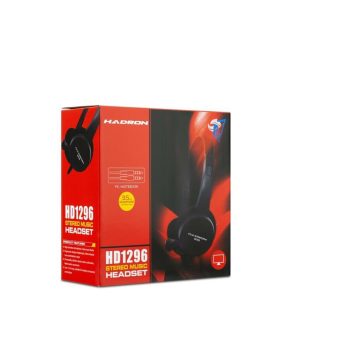 Hd1296 Mi̇Krofonlu Kulaklik Pc Aux 3.5 Si̇Yah