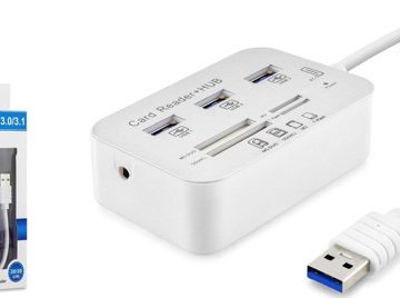Hadron Hdx7023 Usb3.0 Hub 4*Usb3.0 50Cm 4In1