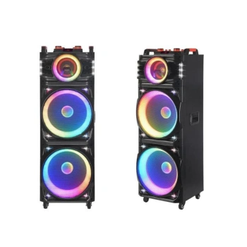 Pl-4587 Bt,Sd,Usb Gi̇Ri̇Şli̇ Rgb Işikli Speaker 4X2