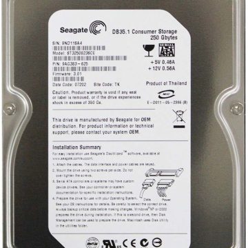 250 GB HDD
