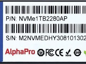 1TB NVMe M.2 SSD (%55 Sağlık)